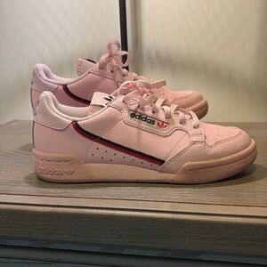 Pink Adidas sneakers